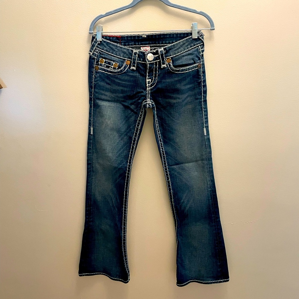 True religion stitched denim jeans